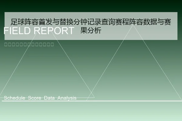 足球阵容首发与替换分钟记录查询赛程阵容数据与赛果分析